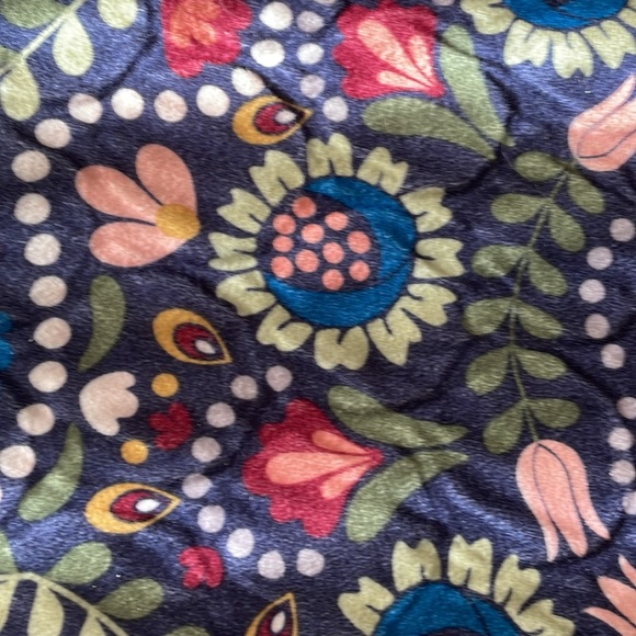 Wayfair velvety king sized comforter and king shams floral deco boho 3 piece set - Picture 3 of 8